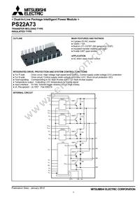 PS22A73 Datasheet Cover