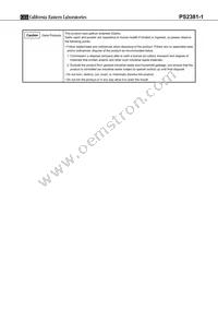 PS2381-1Y-F3-AX Datasheet Page 12