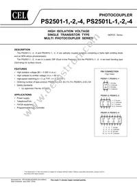 PS2501L-2-E4-A Datasheet Cover