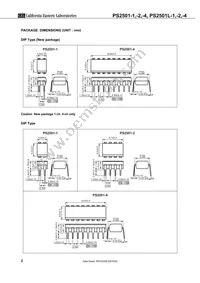 PS2501L-2-E4-A Datasheet Page 2