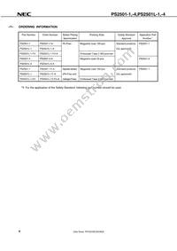 PS2501L-4-E3-A Datasheet Page 6