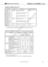 PS2502L-2-E3-A Datasheet Page 5
