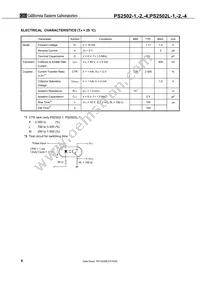 PS2502L-2-E3-A Datasheet Page 6