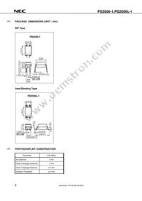 PS2506L-1-A Datasheet Page 4