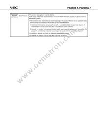 PS2506L-1-A Datasheet Page 15