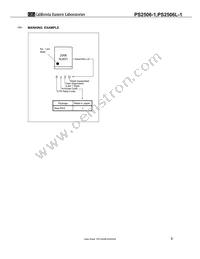 PS2506L-4-A Datasheet Page 3