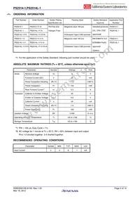 PS2514L-1Y-V-F3-A Datasheet Page 4