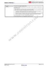 PS2514L-1Y-V-F3-A Datasheet Page 14