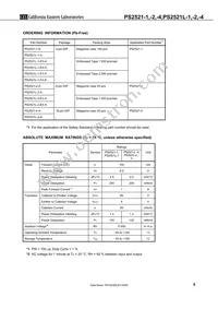 PS2521L-2-E3-A Datasheet Page 5