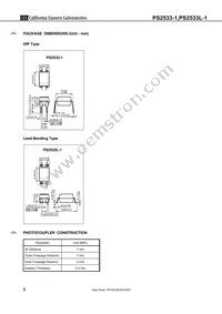 PS2533L-1-F3-A Datasheet Page 2