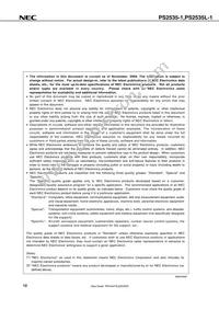 PS2535L-1-A Datasheet Page 12