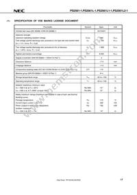 PS2561L-1-V-L-A Datasheet Page 19