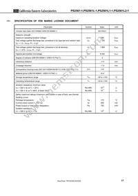 PS2561L2-1-V-F3-L-A Datasheet Page 17