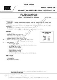 PS2565L2-1-F3-A Datasheet Cover