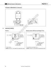 PS2701-1-F3-M-A Datasheet Page 2