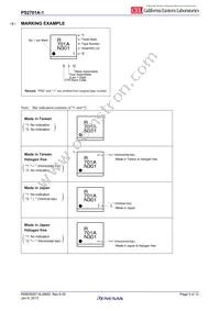 PS2701A-1-V-F3-P-A Datasheet Page 3