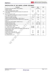 PS2701A-1-V-F3-P-A Datasheet Page 11