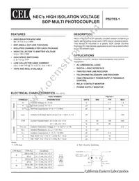 PS2703-1-F3 Datasheet Cover
