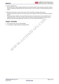 PS2703-1-V-F3-K-A Datasheet Page 11