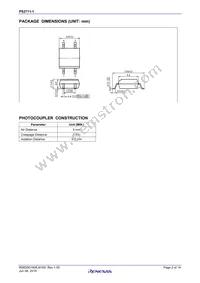 PS2711-1-F3-A Datasheet Page 2