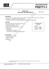 PS2711-1-V-M-A Datasheet Cover