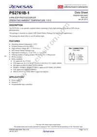 PS2761B-1-F3-L-A Datasheet Cover