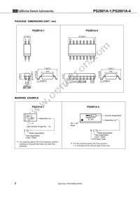 PS2801A-4-F3-A Datasheet Page 2