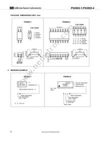 PS2802-1-F3-L-A Datasheet Page 2