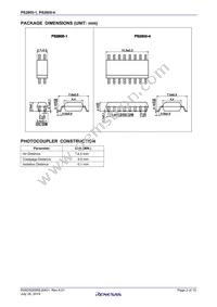 PS2805-1-L-A Datasheet Page 2