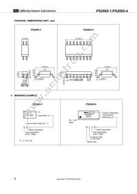 PS2805-4-F3-A Datasheet Page 2