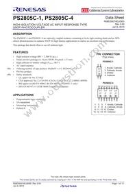 PS2805C-1-V-F3-A Datasheet Cover