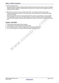 PS2811-1-M-A Datasheet Page 12
