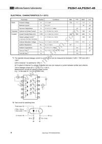 PS2841-4B-F3-AX Datasheet Page 4