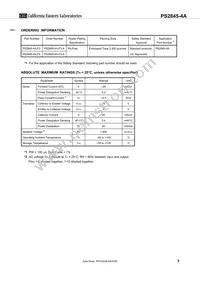 PS2845-4A-F3-AX Datasheet Page 3