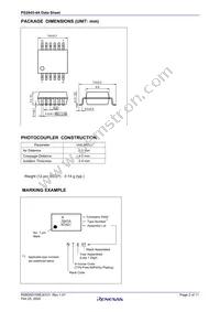 PS2845-4A-F3-AX Datasheet Page 2