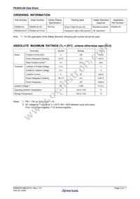 PS2845-4A-F3-AX Datasheet Page 3