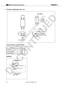 PS2861-1-V-F3-L-A Datasheet Page 2