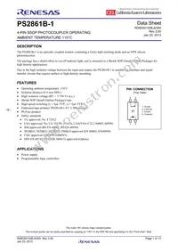 PS2861B-1Y-M-A Datasheet Cover