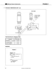PS2865-1-F3-A Datasheet Page 2