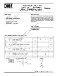 PS2911-1-F3 Datasheet Cover