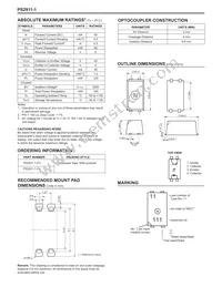 PS2911-1-F3 Datasheet Page 2
