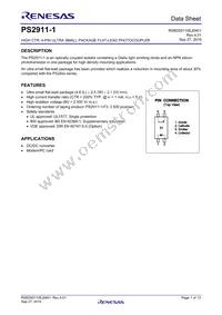 PS2911-1-F3-K-AX Datasheet Cover