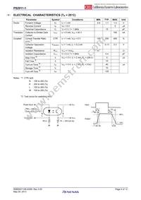 PS2911-1-F3-M-AX Datasheet Page 4