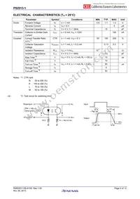 PS2913-1-M-AX Datasheet Page 4