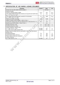 PS2915-1-AX Datasheet Page 11