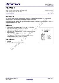 PS2933-1-F3-AX Datasheet Cover