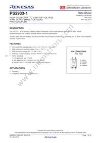 PS2933-1-V-F3-AX Datasheet Cover