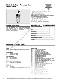 PS31M-US11RT-M00 Datasheet Cover