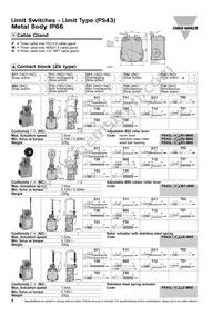 PS43L-NS11RH-M00 Datasheet Page 5