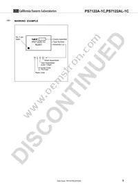 PS7122AL-1C-E3-A Datasheet Page 3